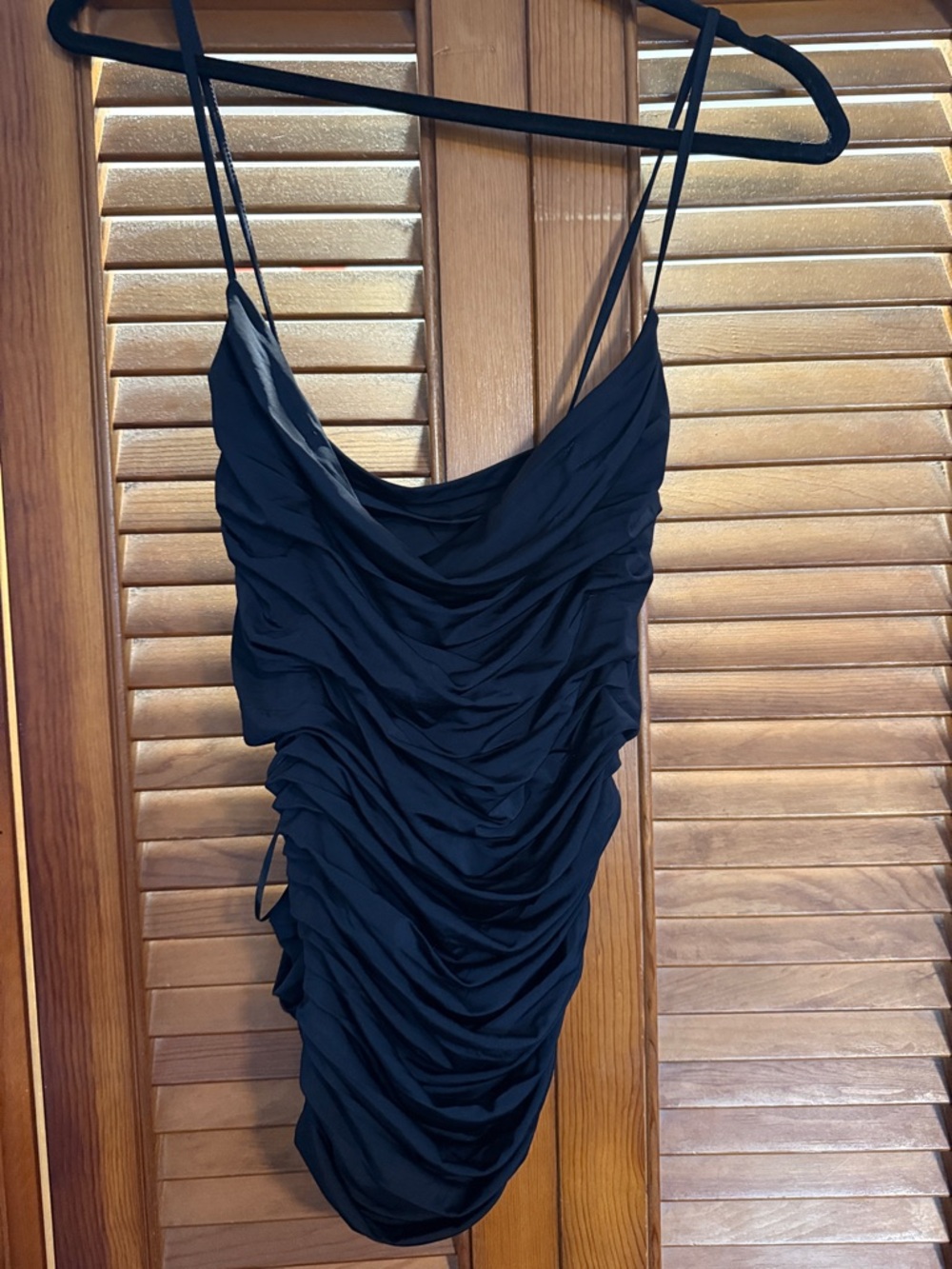 Express Black Bodycon tank with Spaghetti Straps